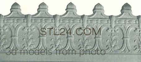 Фризы (FRIESE_1689 -  | 3D model 3DSMAX / OBJ / STL) 3D модель для ЧПУ станка